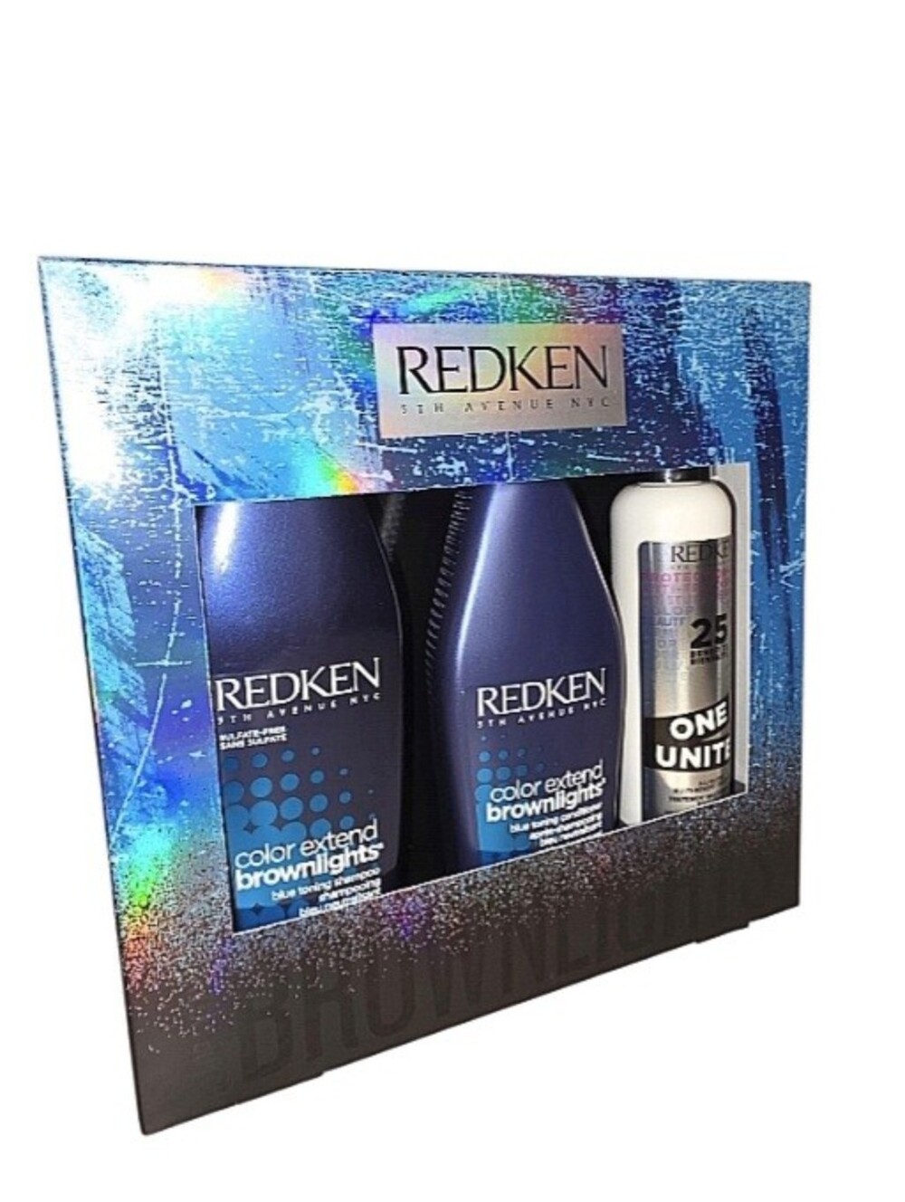 Redken Color Extend Brownlights Shampoo, Conditioner & One United Spray